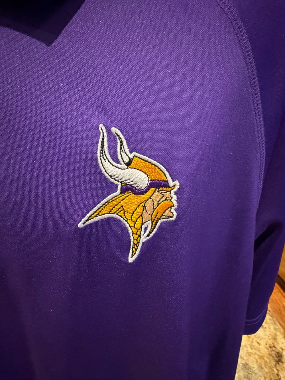 NEW Minnesota Vikings Polo.
Sharp Purple with embroidered logo. with tags. 2XL - Picture 3 of 7